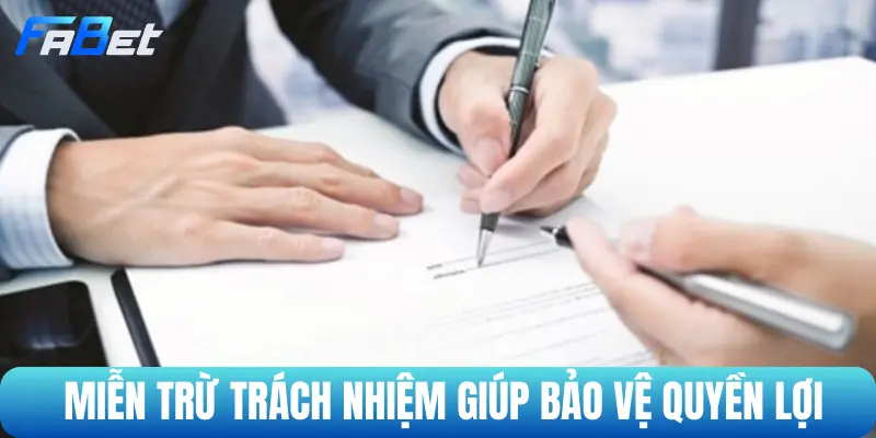 Miễn trừ trách nhiệm giúp nhà cái bảo vệ quyền lợi