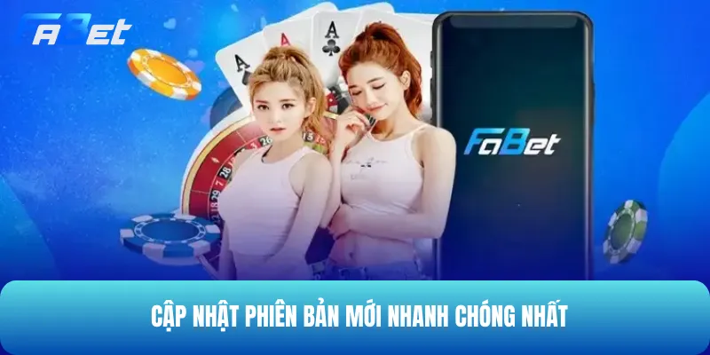 Nhà cái sẽ hiển thị thông báo ngay sau khi có phiên bản app mới